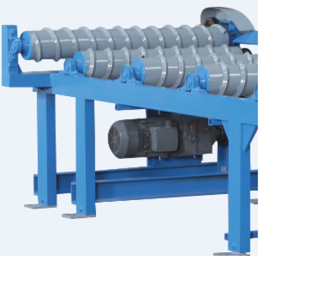 LONGITUDIAL TIMBER TRANSFER WITH FIXED FLAGS